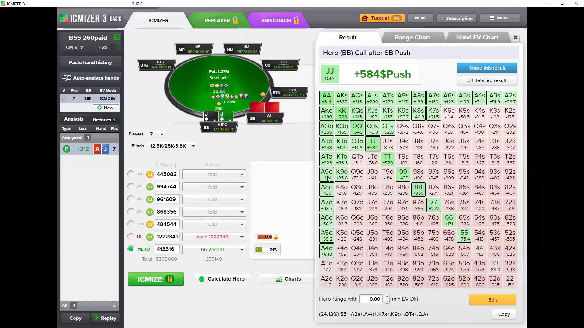 ICM Bounty King $315 Final Table Review (with Jonathan Clark)