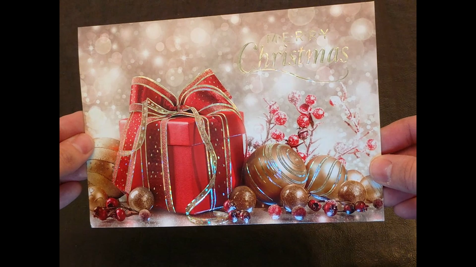 Christmas Display Card, 306355 | The Gallery Collection