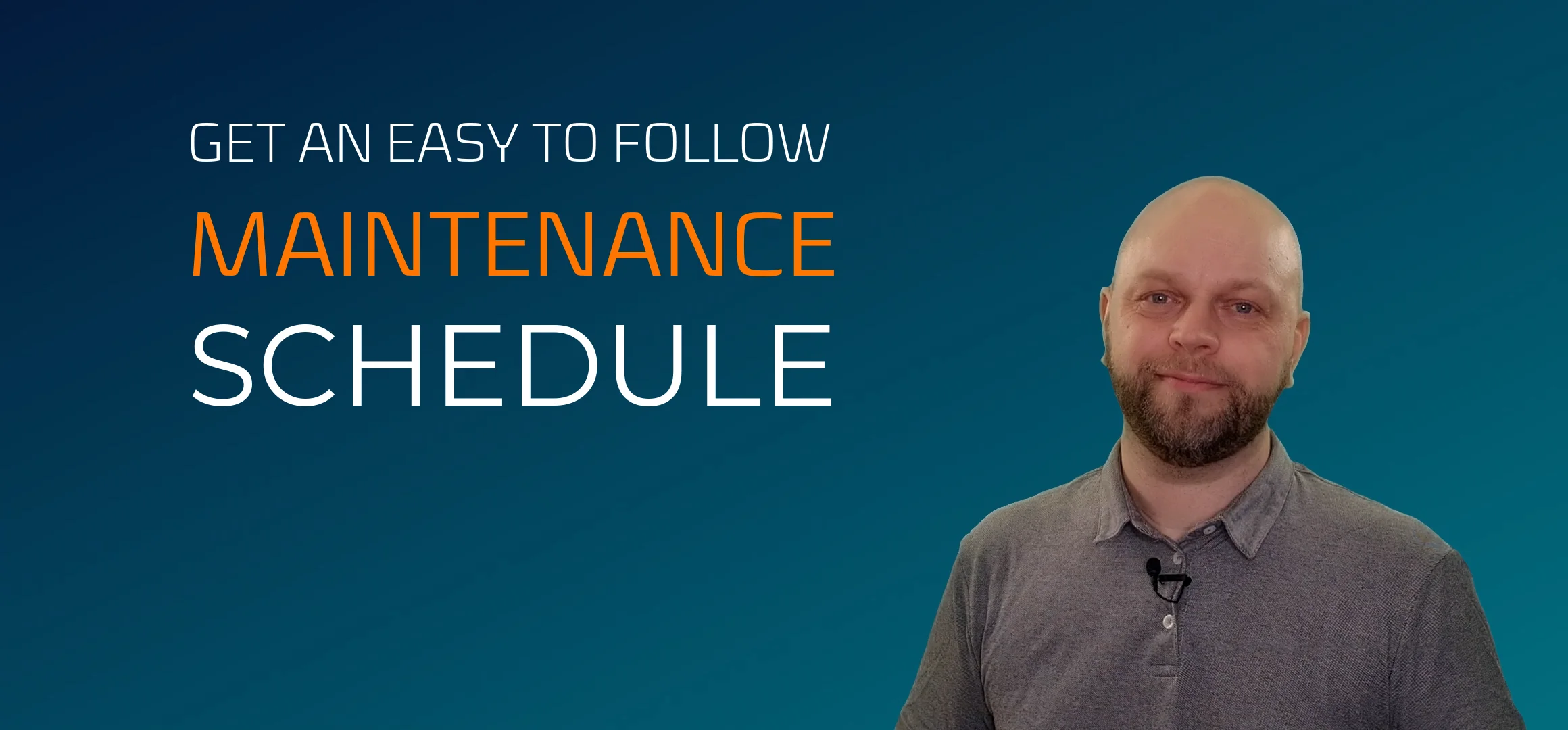HOW TO GET THE PERFECT MAINTENANCE PLAN on Vimeo