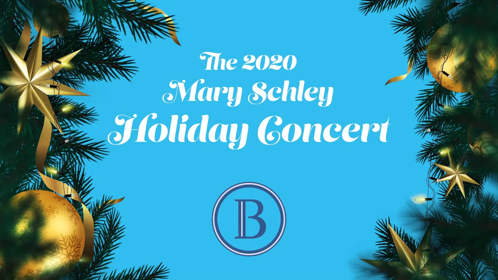 Brookstone Mary Schley Holiday Concert 2020