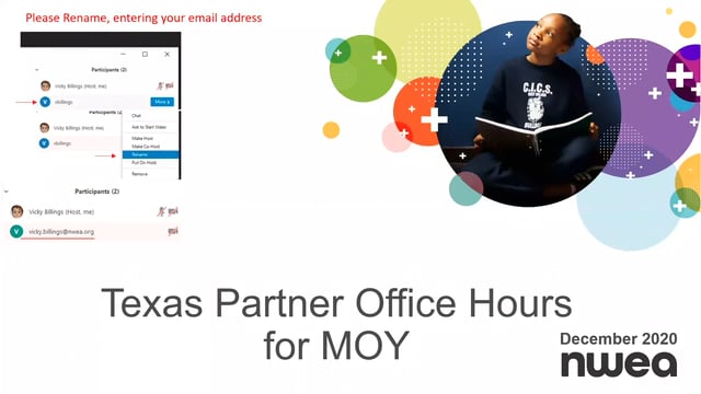 MOY Office Hours for 1st & 2nd Year Partners