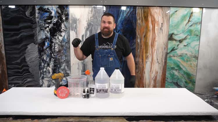 Stone Coat Countertop Epoxy Shower Kit on Vimeo