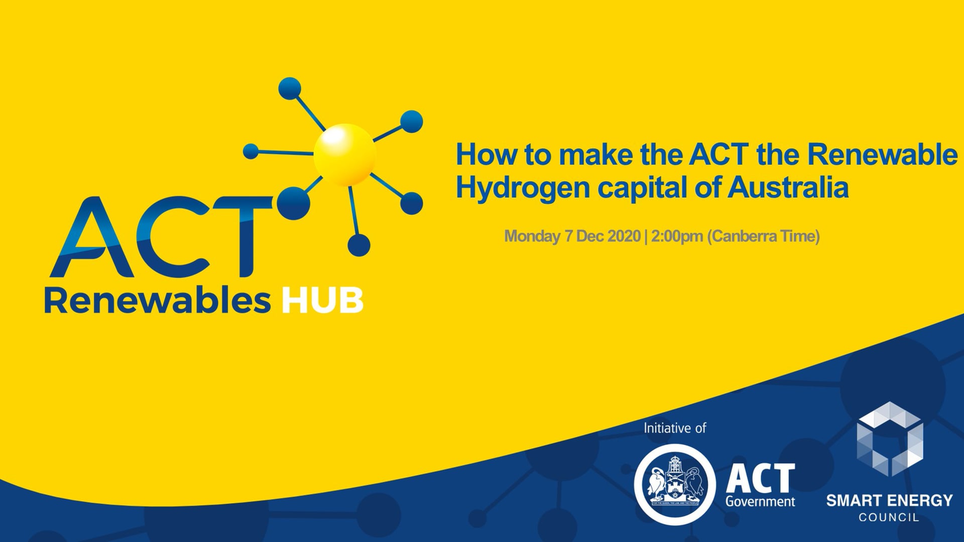 How to make the ACT the Renewable Hydrogen capital of Australia