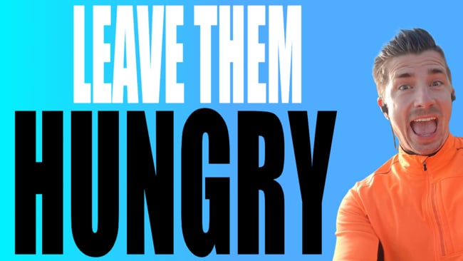 Leave them hungry bei Postings