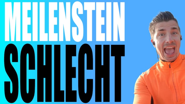 Warum mein Meilenstein Posting nicht perfekt war