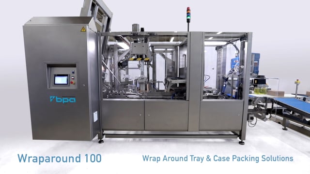 Automatic wrap around cartoning machine or carton packer model WAR100 -  EF-PACK