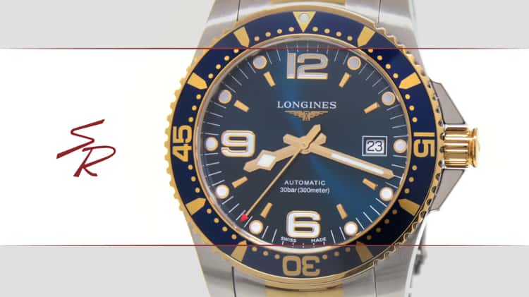 Longines Hydroconquest 41mm Blue Bicolor Bracelet L37423967