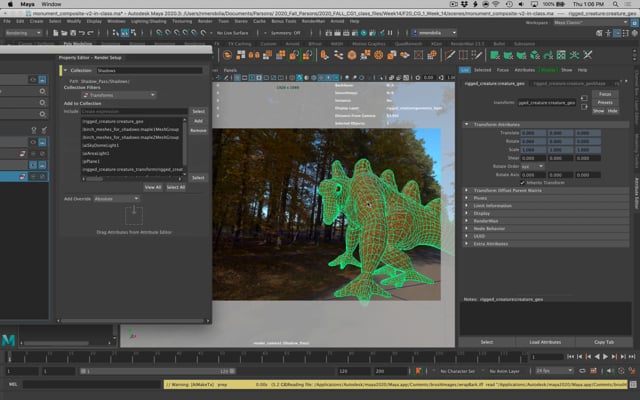 CG1 Week 14 - Week14-3 Creating the Diffuse Render Pass on Vimeo