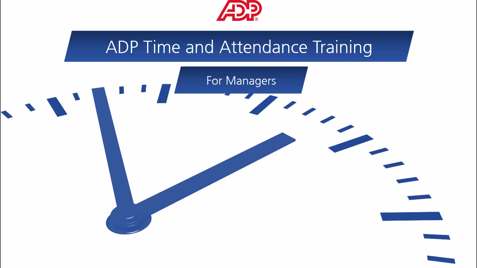 Adp time and attendance training for managers on vimeo