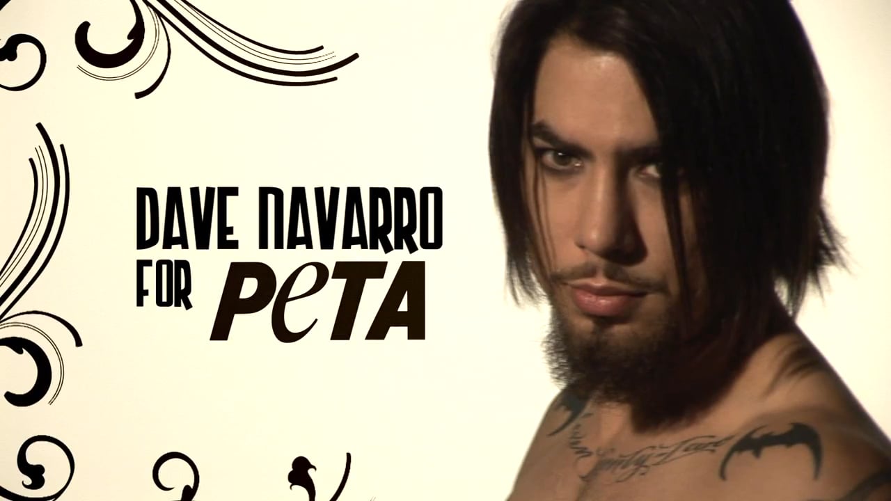 Dave Navarro for PETA