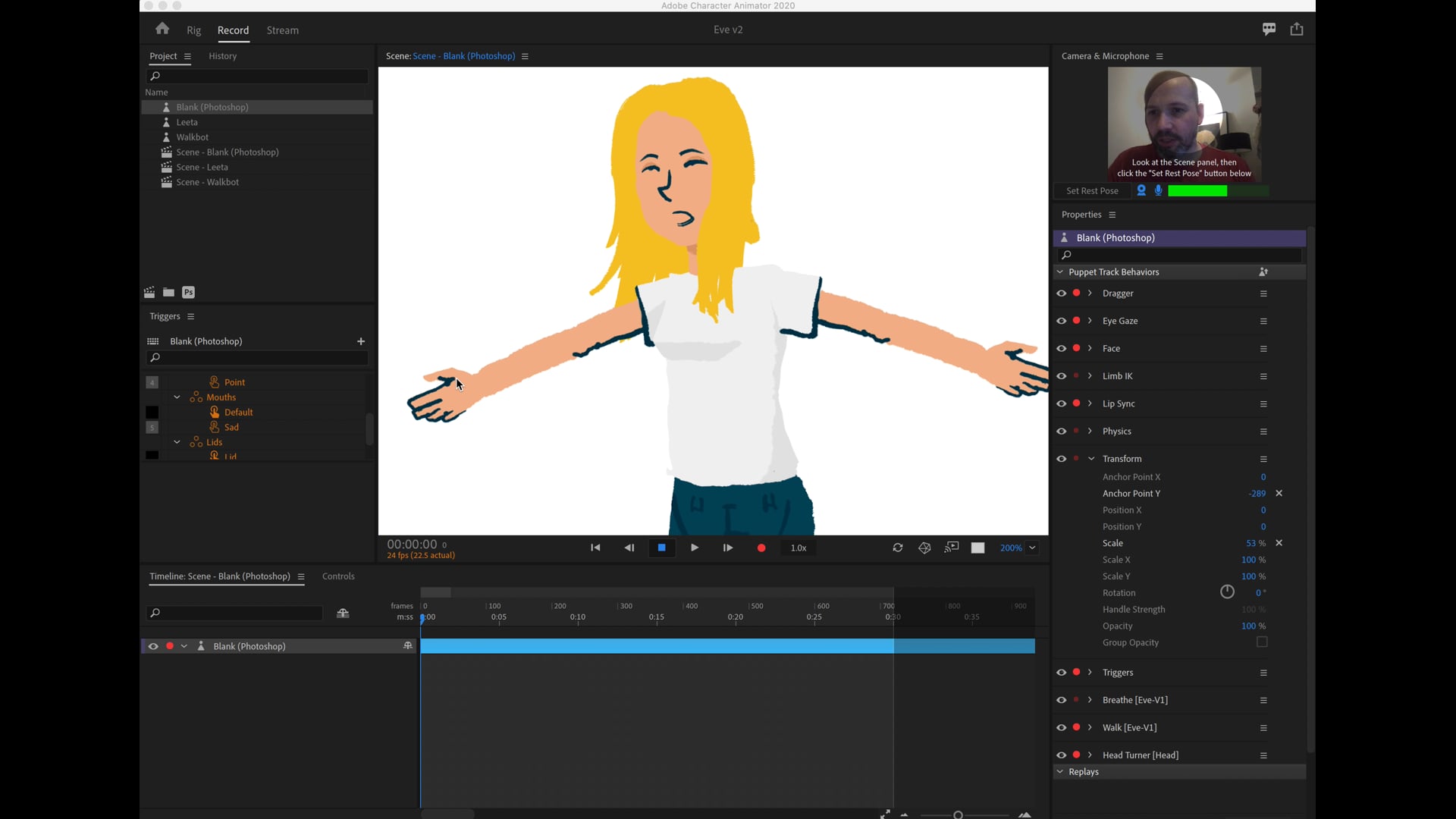 adobe charaacter Eve