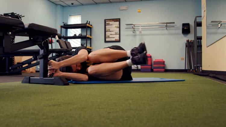 ACFT Personal Journey MAJ Bogart Simulates Leg Tuck to Improve Performing the Exercise