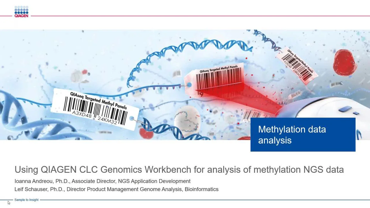 Streamlining analysis of targeted NGS methylation data using QIAGEN CLC Genomics Workbench software