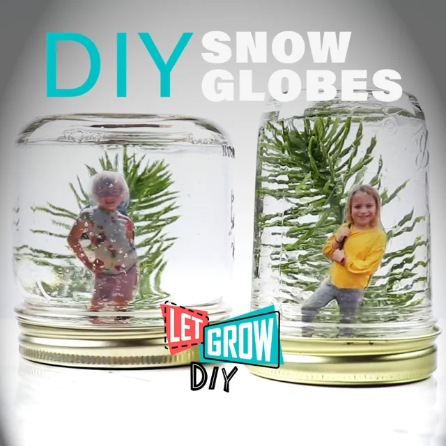 How to Make Mason Jar Snow Globes