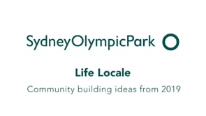 Town Team Movement at the community picnic in 2019, talking about their engagement with the community and how they are gathering ideas on how to improve things for the future.