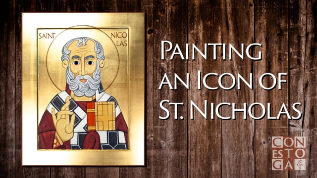 Painting an Icon of Saint Nicholas