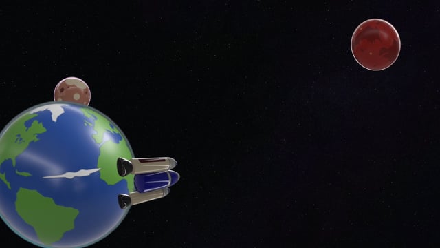 earth moon rotation animation