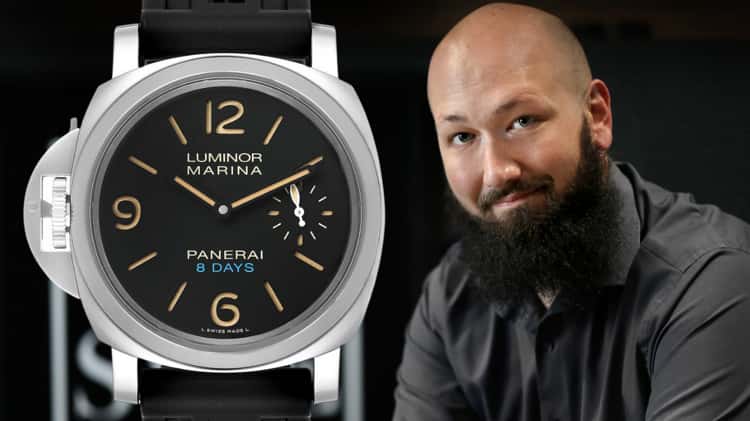 Panerai Luminor Marina 8 Days Left Handed Mens Watch PAM00796 PAM796 SwissWatchExpo