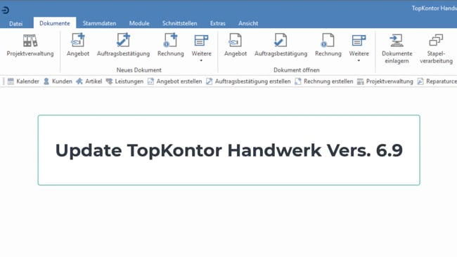 Neues Update Vers. 6.9