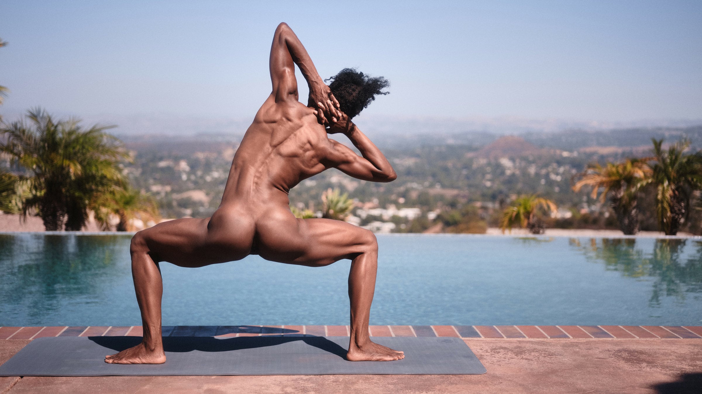 Naked yoga tumbler