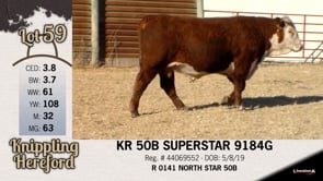 Lot #59 - KR 50B SUPERSTAR 9184G