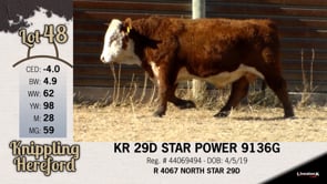 Lot #48 - KR 29D STAR POWER 9136G