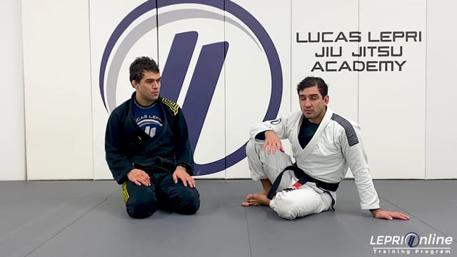 De La Riva to Sweep Variation when Opponent attempts to Pass