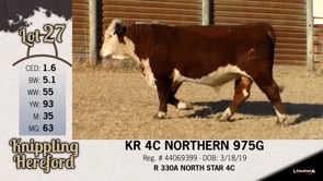 Lot #27 - KR 4C NORTHERN 975G