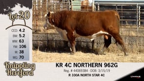 Lot #20 - KR 4C NORTHERN 962G