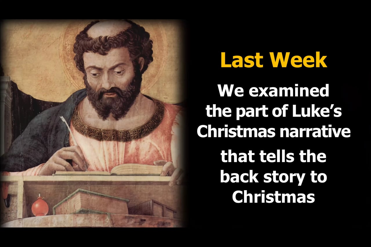The Christmas Story (Luke 2)