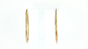 Italian 14kt Yellow Gold Double-Hoop Earrings