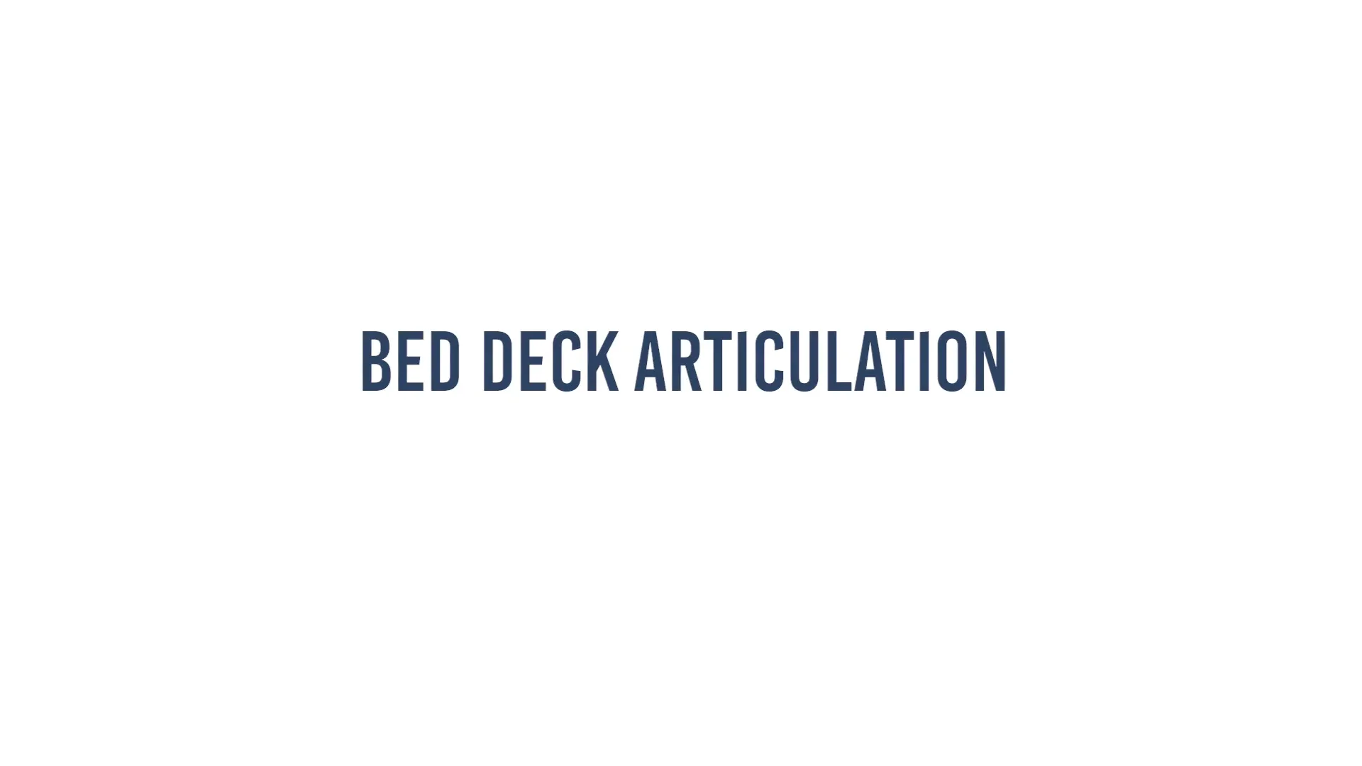 The Kreg EZ Wider Bariatric Bed EZ Wider Bed Deck Articulation on Vimeo