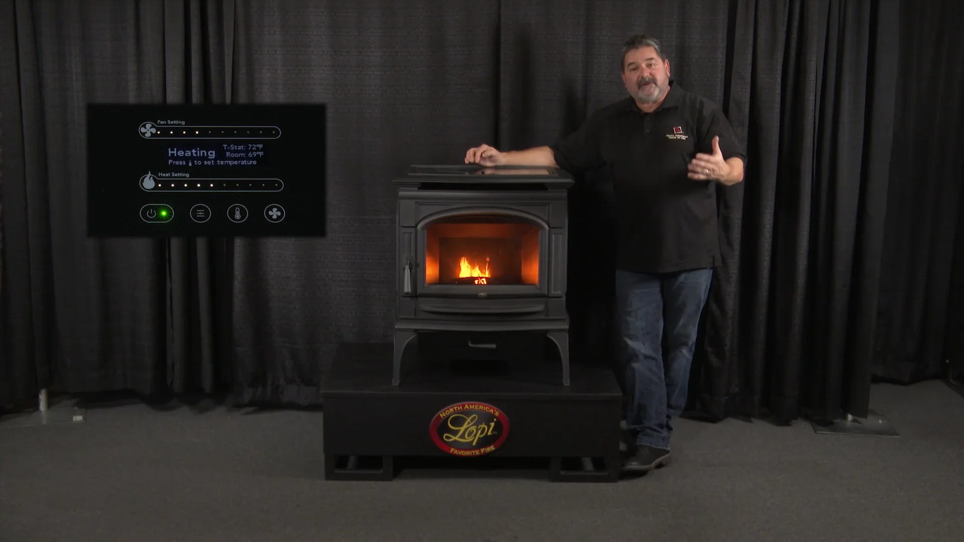 Deerfield Pellet Stove (Featuring Ultra Iron Fan) - Exciting New  Improvements! on Vimeo