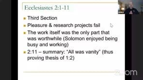 Ecclesiastes - (Lesson #4) - Chapter 3