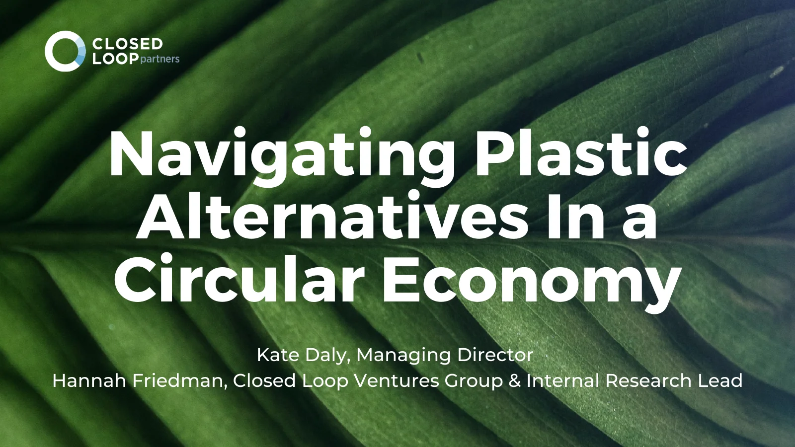 Navigating Plastic Alternatives in a Circular Economy