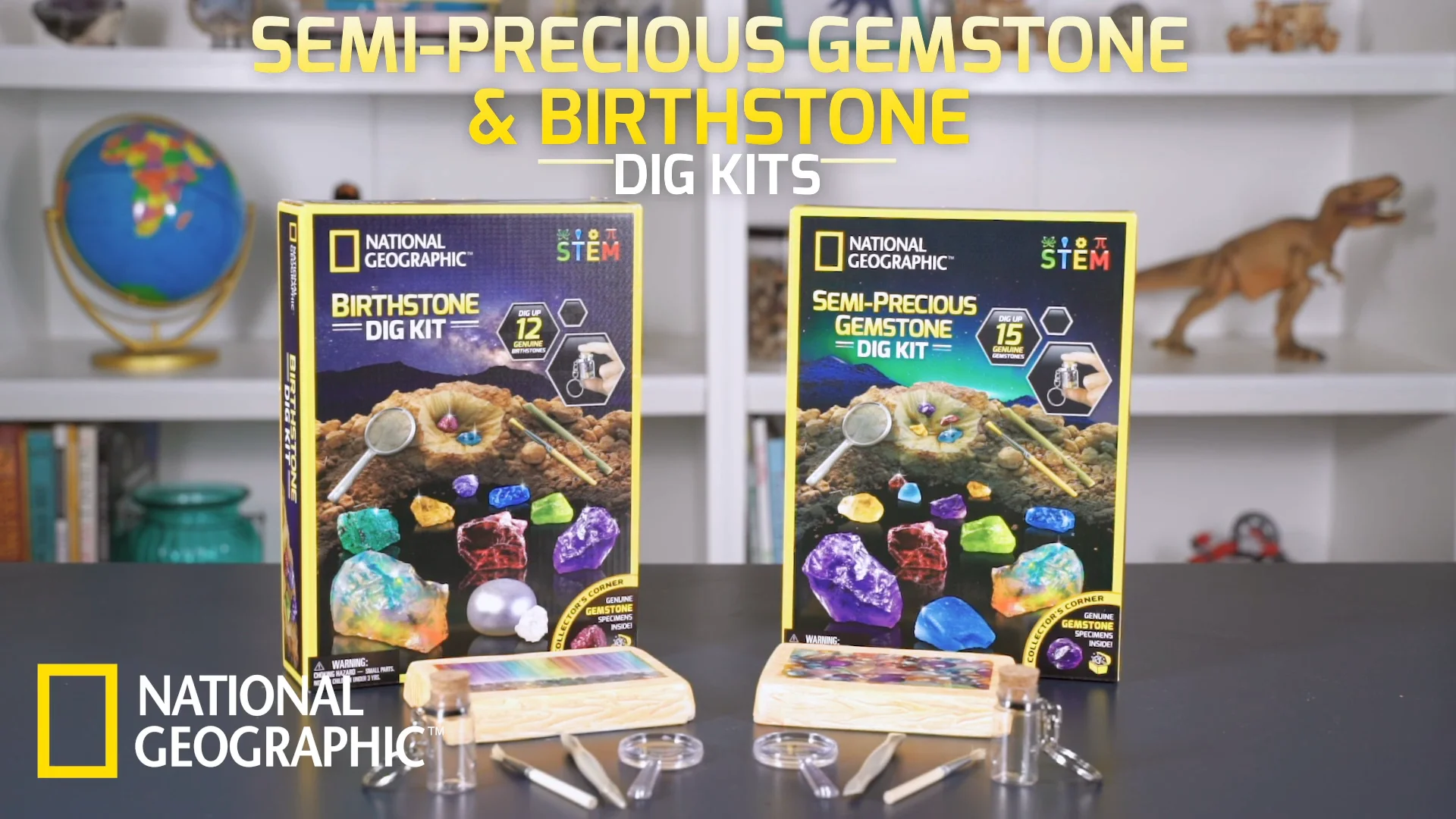 Semi-Precious Gemstone & Birthstone Dig Kits - National Geographic on Vimeo