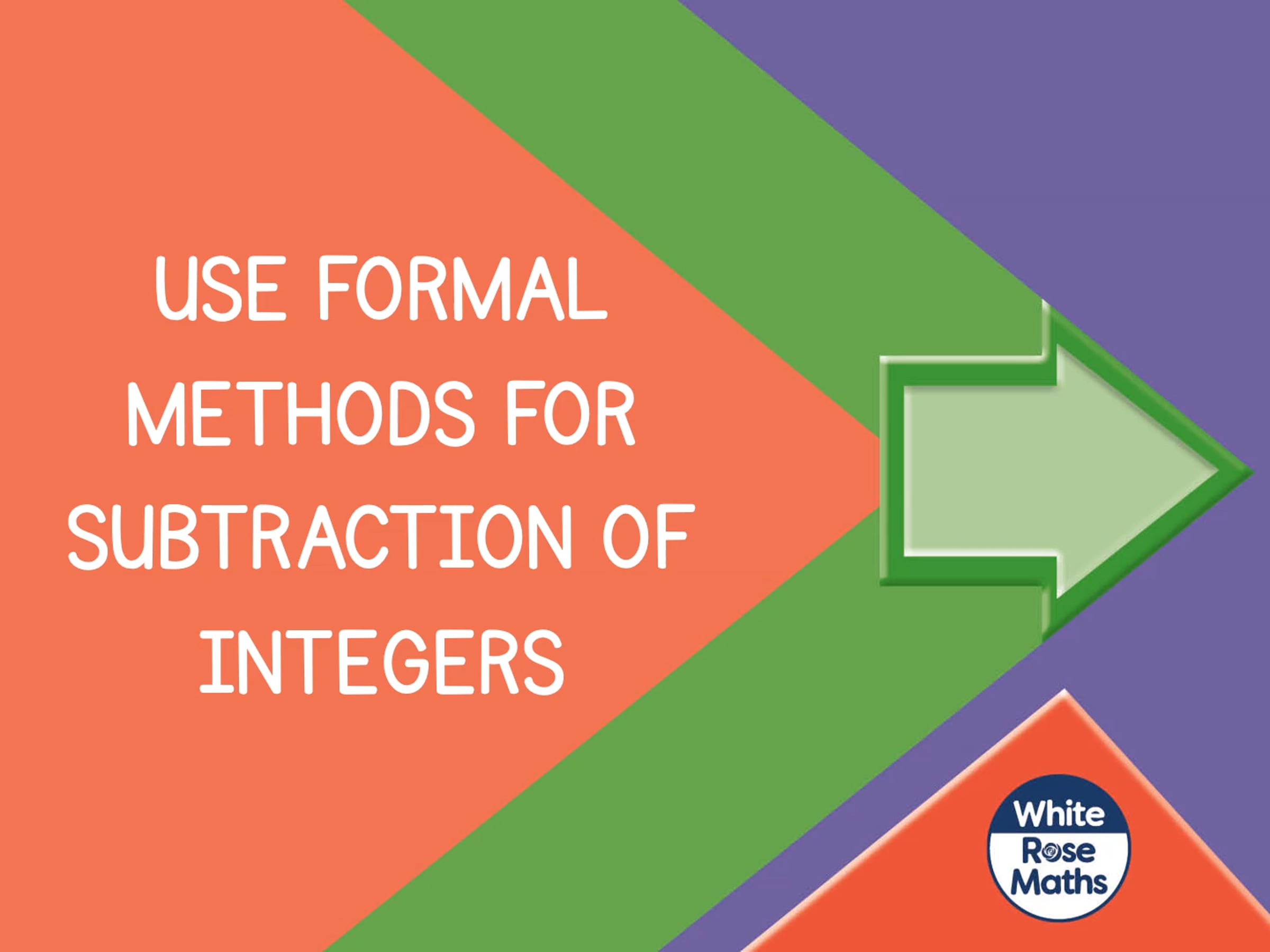 Spr7.1.5 - Use formal methods for subtraction of integers | Videos ...