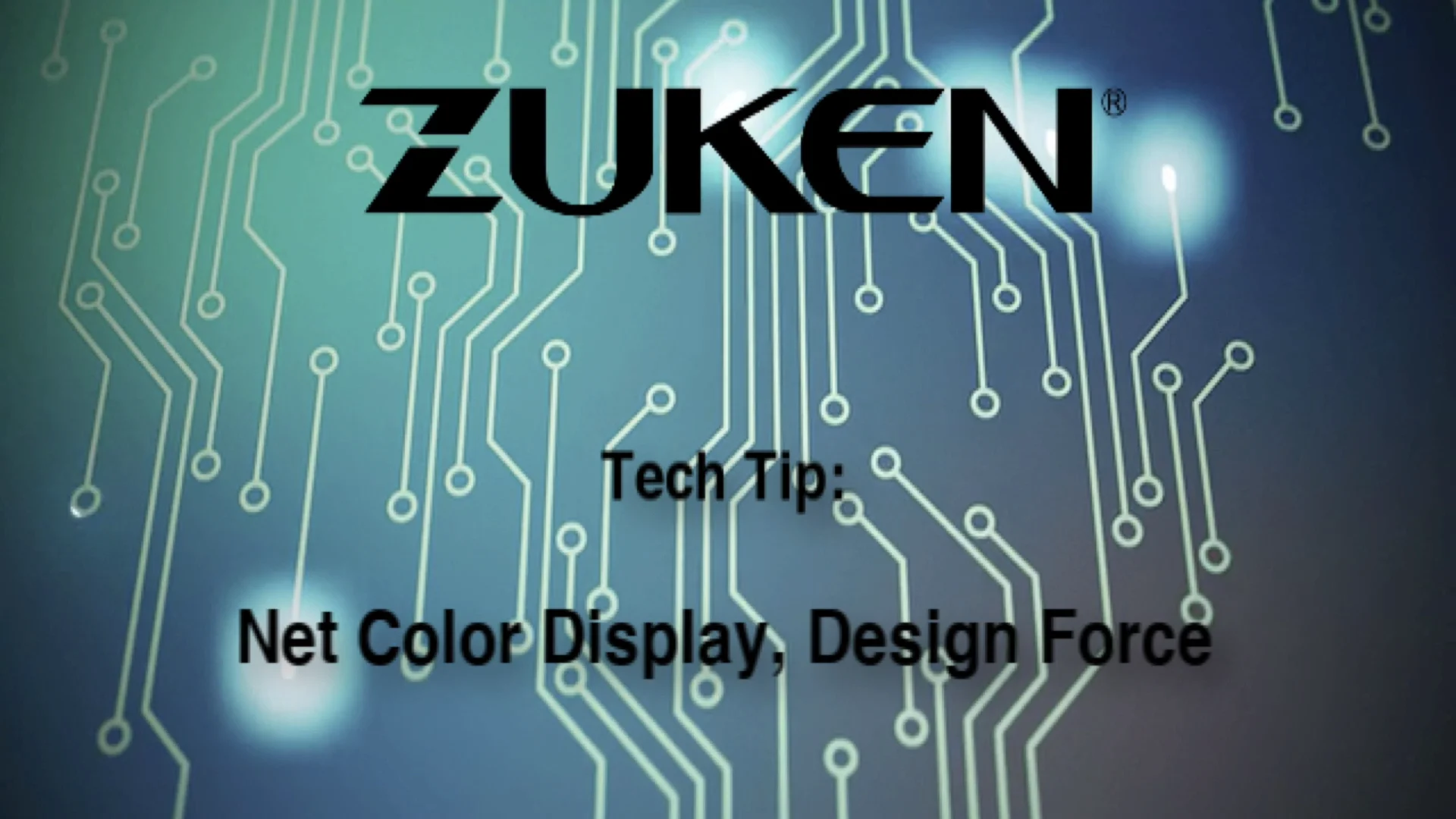 Tech Tip: Net Color Display, Design Force - Zuken US