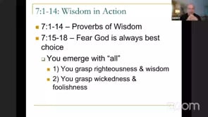 Ecclesiastes - (Lesson #9) - Chapter 8