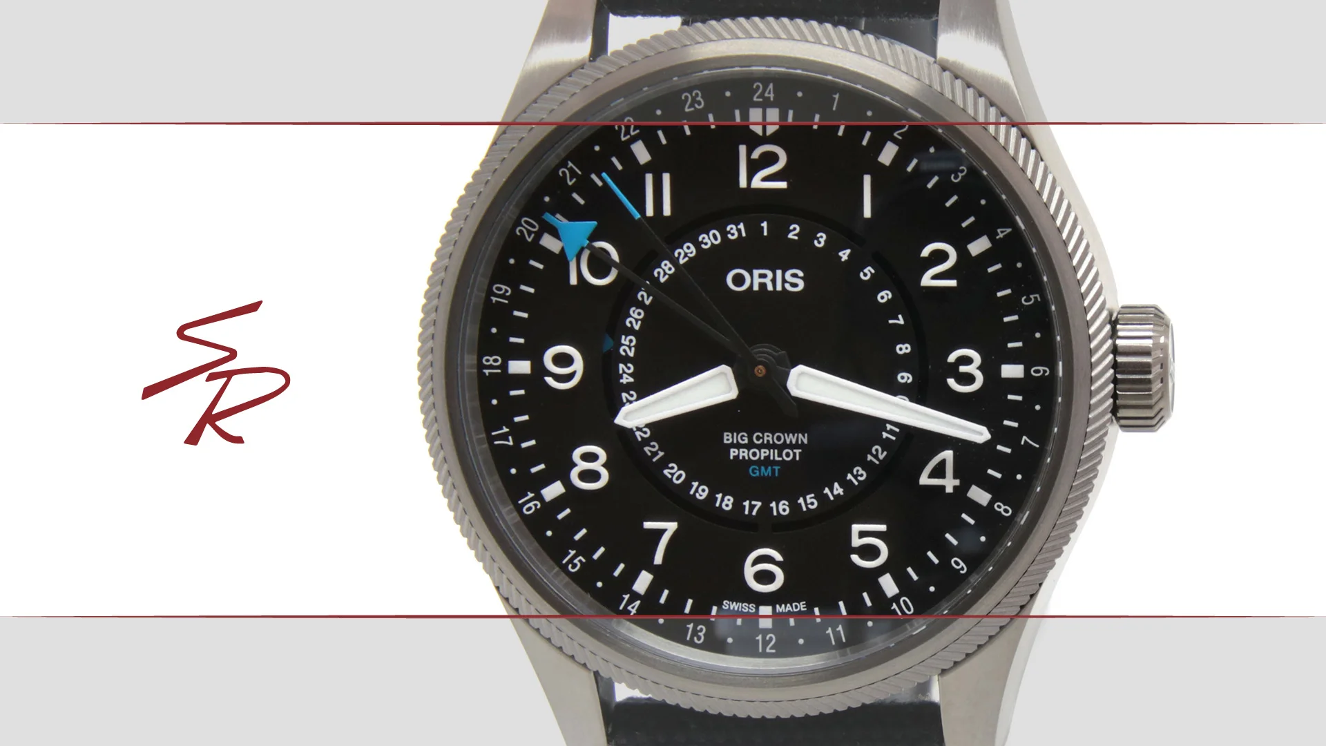 Oris 57th Reno Air Races 41mm Auto Black Dial Texile Strap 01 798 7768 4284 Set