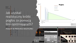 Jak uzyskać realistyczny krótki pogłos za pomocą linii opóźniających?