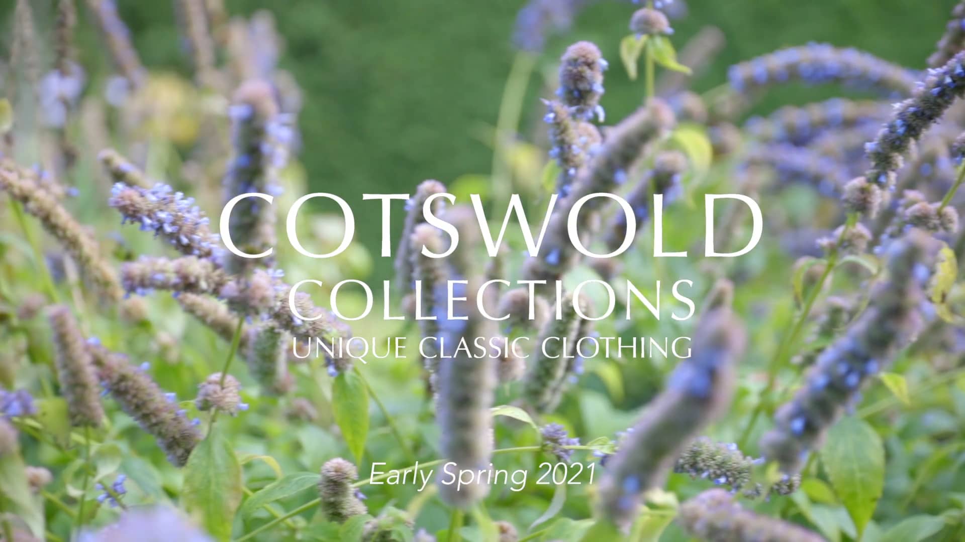 Cotswold Collections Early Spring 2021 Range on Vimeo