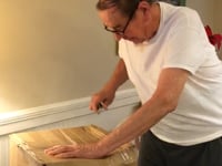 Inventor of the Less Mess Platter Sees His Product for the First Time!