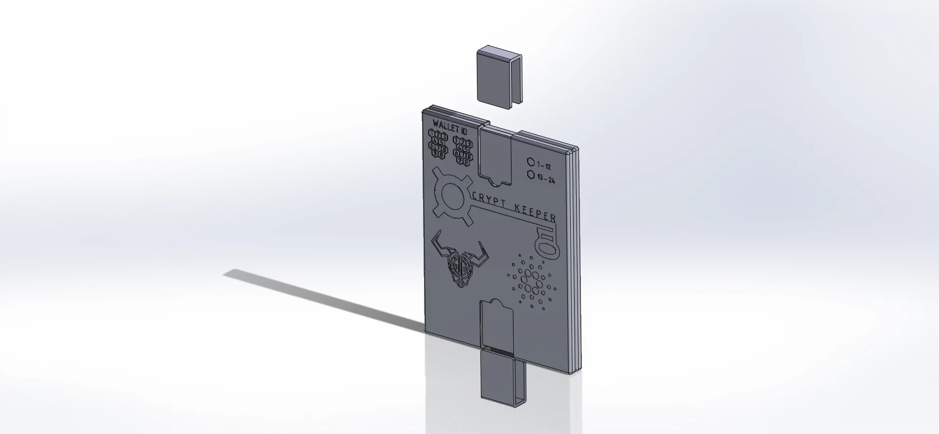 Crypt Keeper | Crypto Seed Phrase Wallet | Fireproof & Waterproof