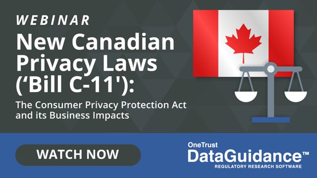 Webinar New Canadian Privacy Laws