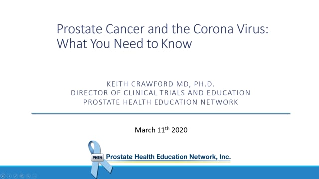 The Coronavirus and Cancer Patients with Dr. Keith Crawford