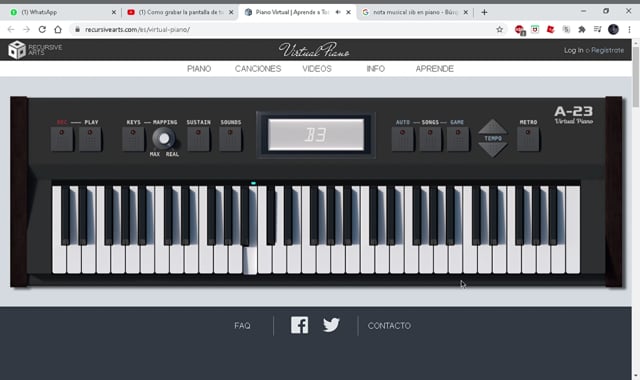 Piano Virtual Aprende a Tocar el Mejor Musical Online - Google Chrome 2020-12-16 13-58-53 on Vimeo
