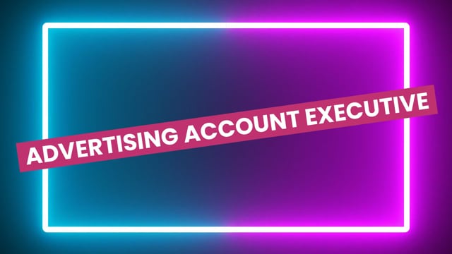 Advertising account executive video 1