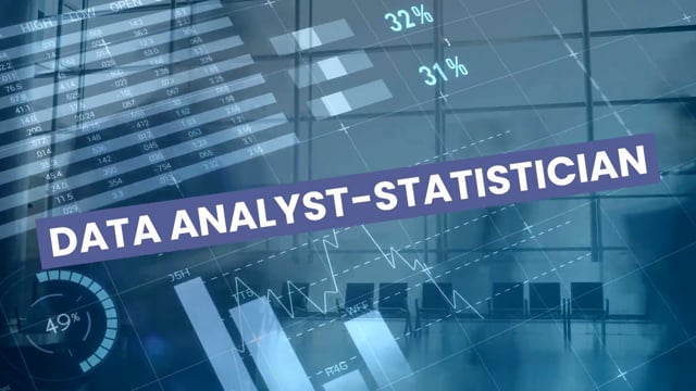Data analyst-statistician video 2
