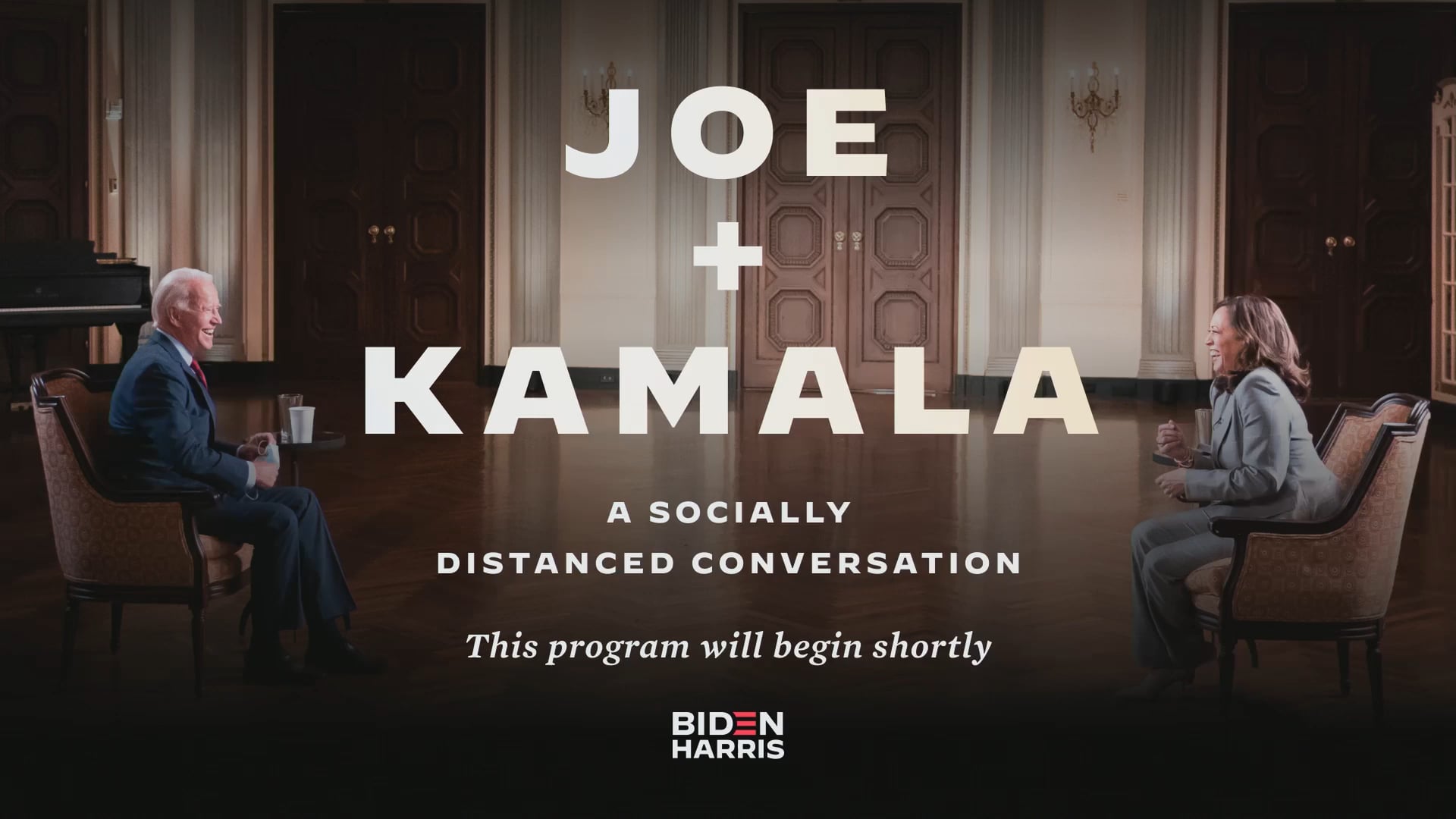 JOE+KAMALA: A Socially Distanced Conversation